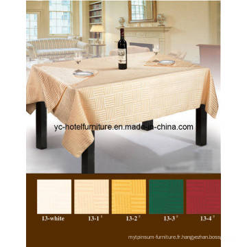 Longue période de garantie Tissu de table rectangulaire / couverture de table (FCX-531)